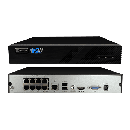8 Channel NVR Security Camera System with 2 * 5MP IP Dome 2.8-12mm Varifocal Lens Camera, Human Detection, 4X Optical Zoom, Built-In Microphone, Vandal-Proof, PoE