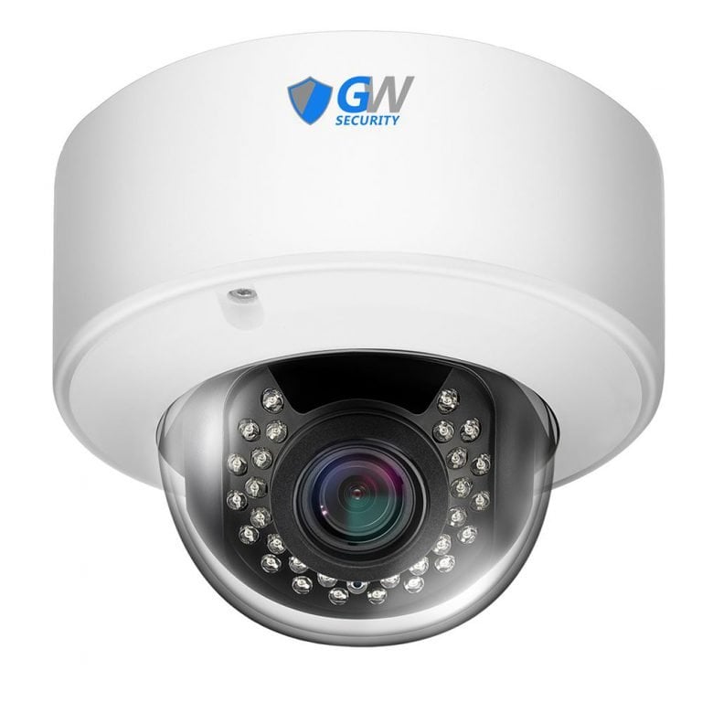 8-Channel 5MP IP POE System with 4 × Varifocal 4X Optical Zoom Dome Cameras & 4K NVR